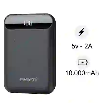Pin sạc dự phòng Pisen Power Box C10.000mAh màn hình LED 1