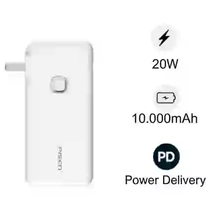 PIN DỰ PHÒNG PISEN QUICK HIGH POWER BOX 10.000MAH 20W D308 1