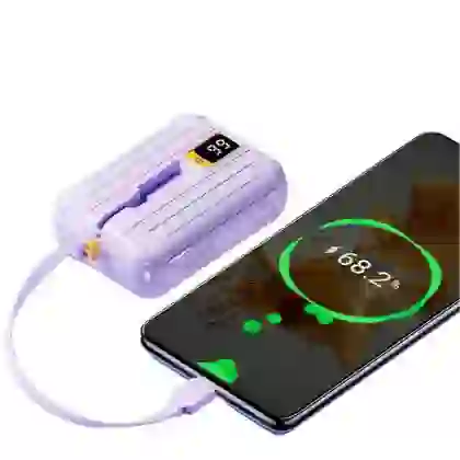 Pin sạc dự phòng Pisen Quick Power Link Tiny 10.000 mAh 22.5W (Lightning & Type-C) 1
