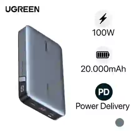 Pin sạc dự phòng Ugreen Power Bank sạc nhanh 2 chiều 20.000mAh 100W PB720 25188 1