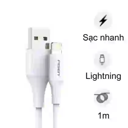 Cáp Pisen Fast - Vivid USB-A to lightning 1m 1