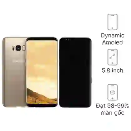 Thay màn hình Samsung Galaxy S8 nguyên khung loại pro 1