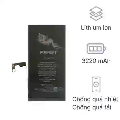 thay pin iPhone 7 Plus dung lượng cao chính hãng Pisen 1