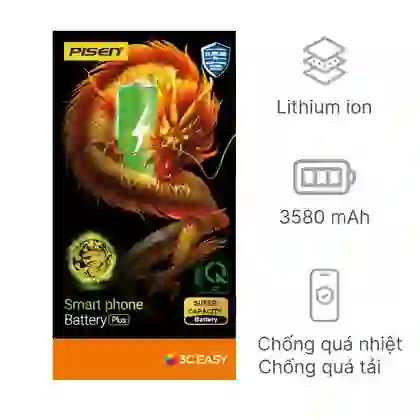 thay pin iPhone 11 dung lượng siêu cao chính hãng Pisen 1