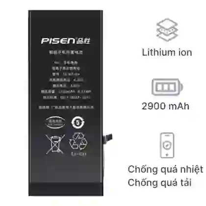 thay pin iPhone 7 Plus chính hãng Pisen 1