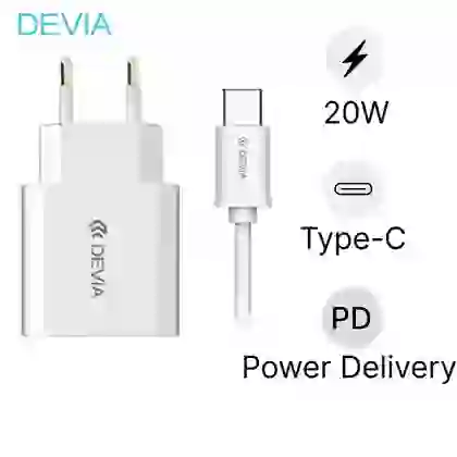 Củ Sạc Devia Kèm Cáp Type-C V3 1