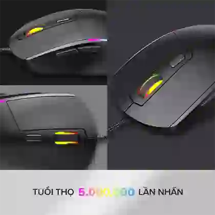Chuột Có Dây Gaming Havit M79 RGB 5
