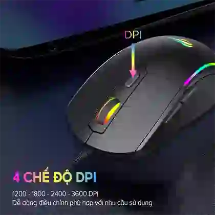 Chuột Có Dây Gaming Havit M79 RGB 2