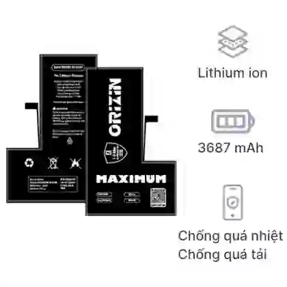 thay pin iPhone 12 Pro Max dung lượng cực đại chính hãng Orizin 1