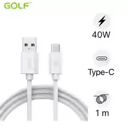 Cáp sạc Golf Type-C sạc nhanh 5A 40W GC-77 1m 1