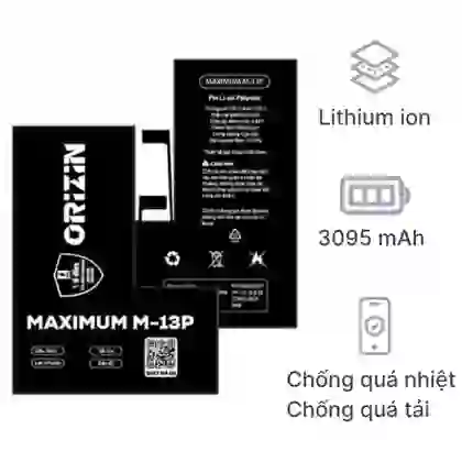 thay pin iPhone 13 Pro dung lượng cực đại chính hãng Orizin 1