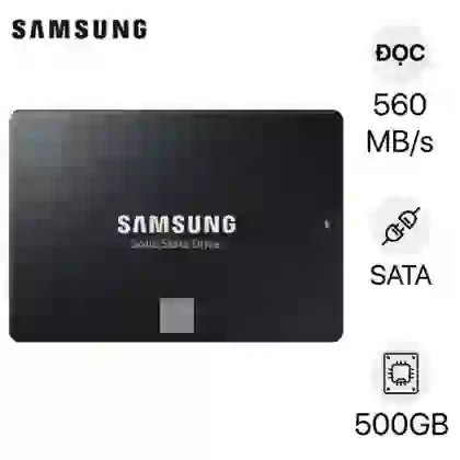 Thay Ổ Cứng Laptop SSD SAMSUNG 870 EVO SATA3 500GB 1