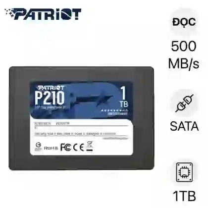 Thay Ổ Cứng Laptop SSD PATRIOT P210 SATA3 1TB 1