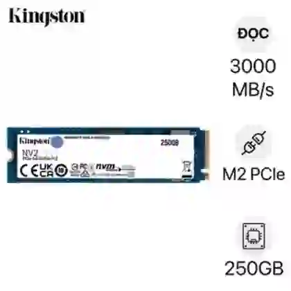 Thay Ổ Cứng Laptop SSD Kingston NV2 M.2 PCle GEN4 NVMe 250GB SNV2S/250G 1