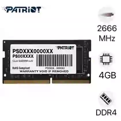 Thay RAM laptop Patriot DDR4 4GB Bus 2666 1