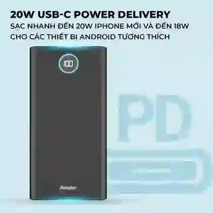 Pin sạc dự phòng Energizer 30,000mAh 3.7V Li-Polymer - UE30016PQBK 5