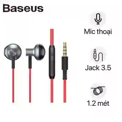 TAI NGHE BASEUS ENCOK H19 ĐỎ 1