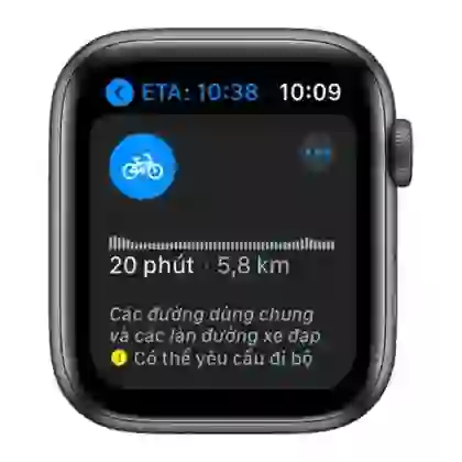 Apple Watch Series 5 40mm (4G) Viền Titan Dây thép Cũ trầy xước 3