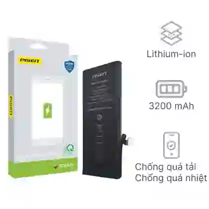 thay pin iPhone 14 Pro chính hãng Pisen 1