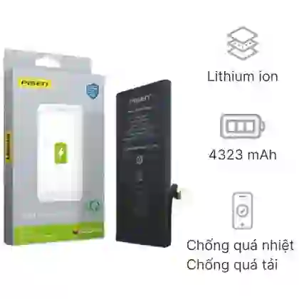 thay pin iPhone 14 Pro Max chính hãng Pisen 1