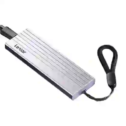 Hộp đựng ổ cứng SSD Lexar E6 M2 PCIe NVMe USB C Bạc 3