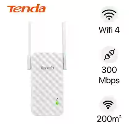 Bộ kích sóng WiFi Tenda A9 chuẩn N tốc độ 300Mbps Trắng 1