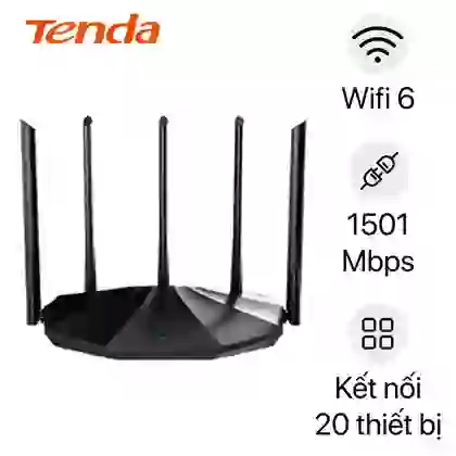 Router WiFi 6 Gigabit băng tần kép Tenda TX2 Pro Đen 1