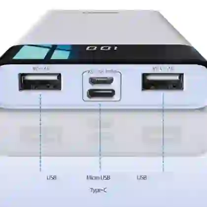 Pin sạc dự phòng Pisen Power electric 10000mAh 4