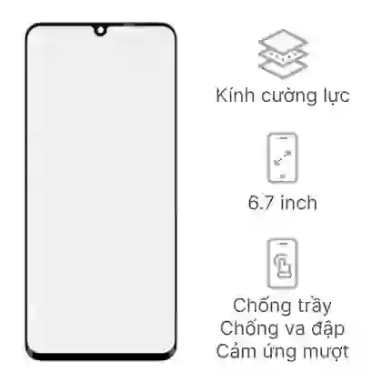 Thay ép kính Samsung Galaxy M52 1