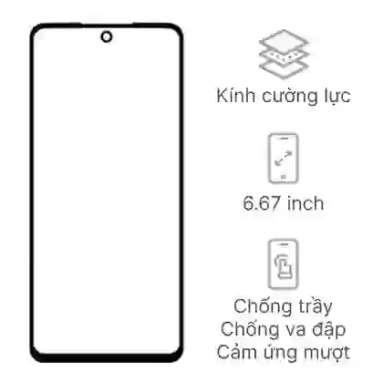 Thay ép kính Xiaomi Redmi K70E 1