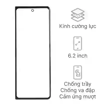 Thay ép kính Samsung Galaxy Z Fold3 5G 1