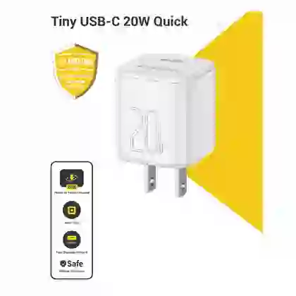 Củ sạc Pisen Quick Ice Crystal PD 20W (TS-C165) 1