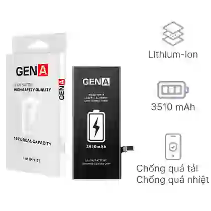 thay pin iPhone 11 dung lượng siêu cao chính hãng GENA 1