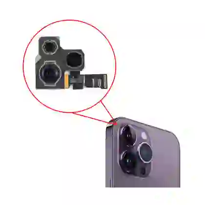 thay camera sau iphone 14 pro max chính hãng gena 5