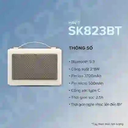 Loa Bluetooth Havit SK823BT 2 MIC 11