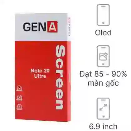 Thay màn hình Samsung Galaxy Note 20 Ultra nguyên khung chính hãng GENA loại A+ Size 6.8 1