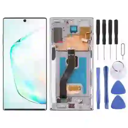 Thay màn hình Samsung Galaxy Note 10 Plus nguyên khung GENA loại A+ chính hãng 1