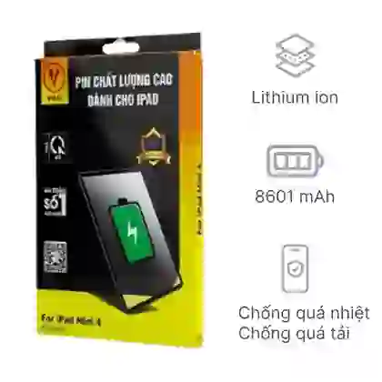 Thay pin iPad Mini 4 chính hãng Vmas 1