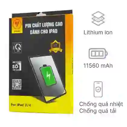 Thay pin iPad Air 6 M2 13 2024 chính hãng Vmas 1