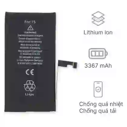 Thay pin iPhone 15 chính hãng Vmas 1