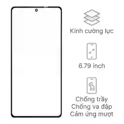 Thay ép kính Xiaomi Redmi Note 12R 1
