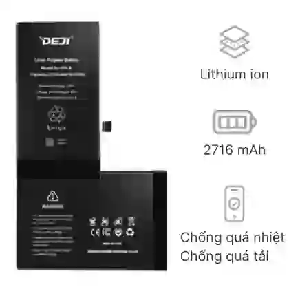 Thay pin iPhone X chính hãng Deji 1