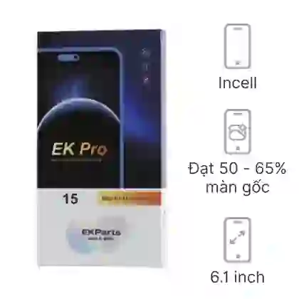 thay màn hình iphone 15 chính hãng ek pro 1
