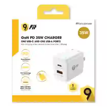 Sạc 9Fit PD 35W 1A1C GaN 001W 3