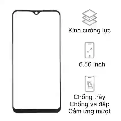 ép kính oppo A17K 1