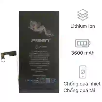 Thay pin iPhone 15 dung lượng siêu cao chính hãng Pisen 1
