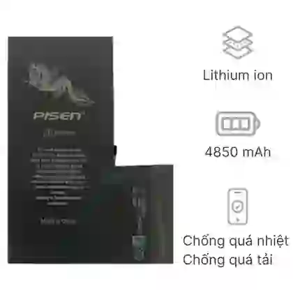 Thay pin iPhone 15 Pro Max dung lượng siêu cao chính hãng Pisen 1