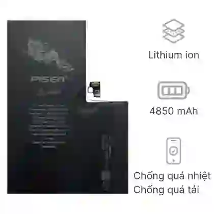 Thay pin iPhone 13 Pro Max dung lượng siêu cao chính hãng Pisen 1