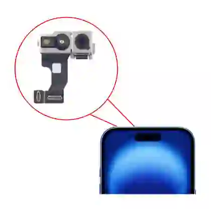Thay camera trước iPhone 16 Plus chính hãng GENA 6