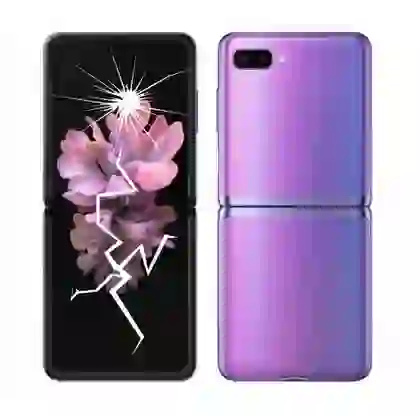 thay ép kính màn hình ngoài Samsung Galaxy Z Flip 1 4